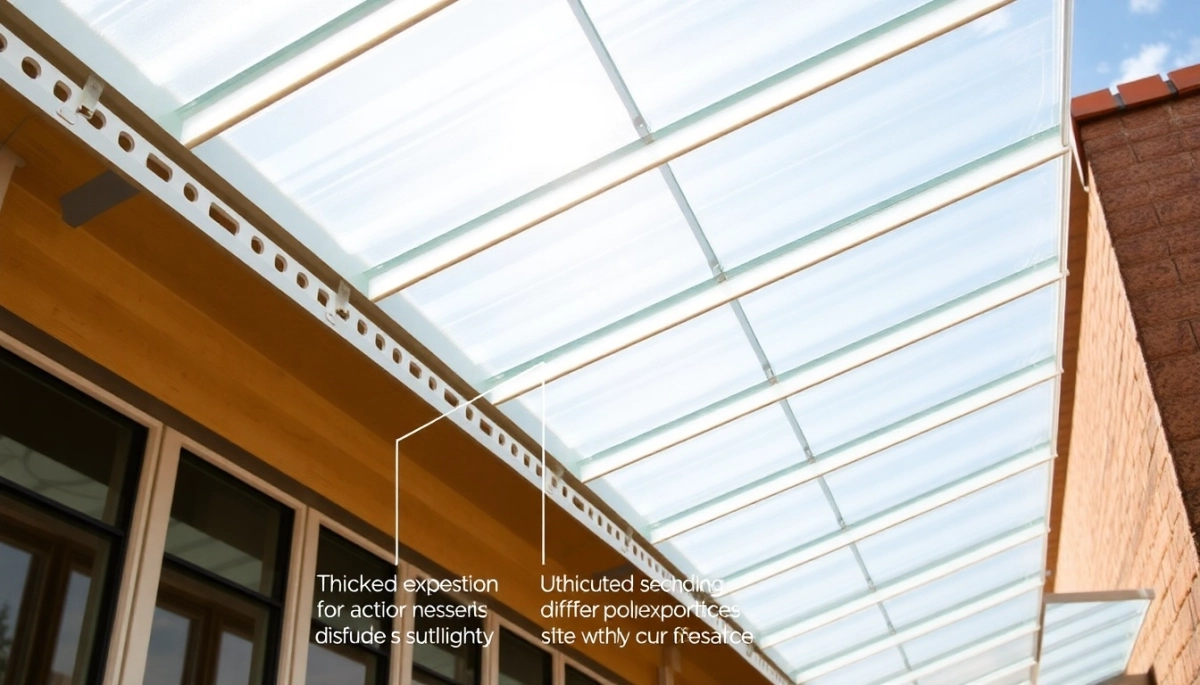 Jaka grubość poliwęglanu komorowego na zadaszenie tarasu