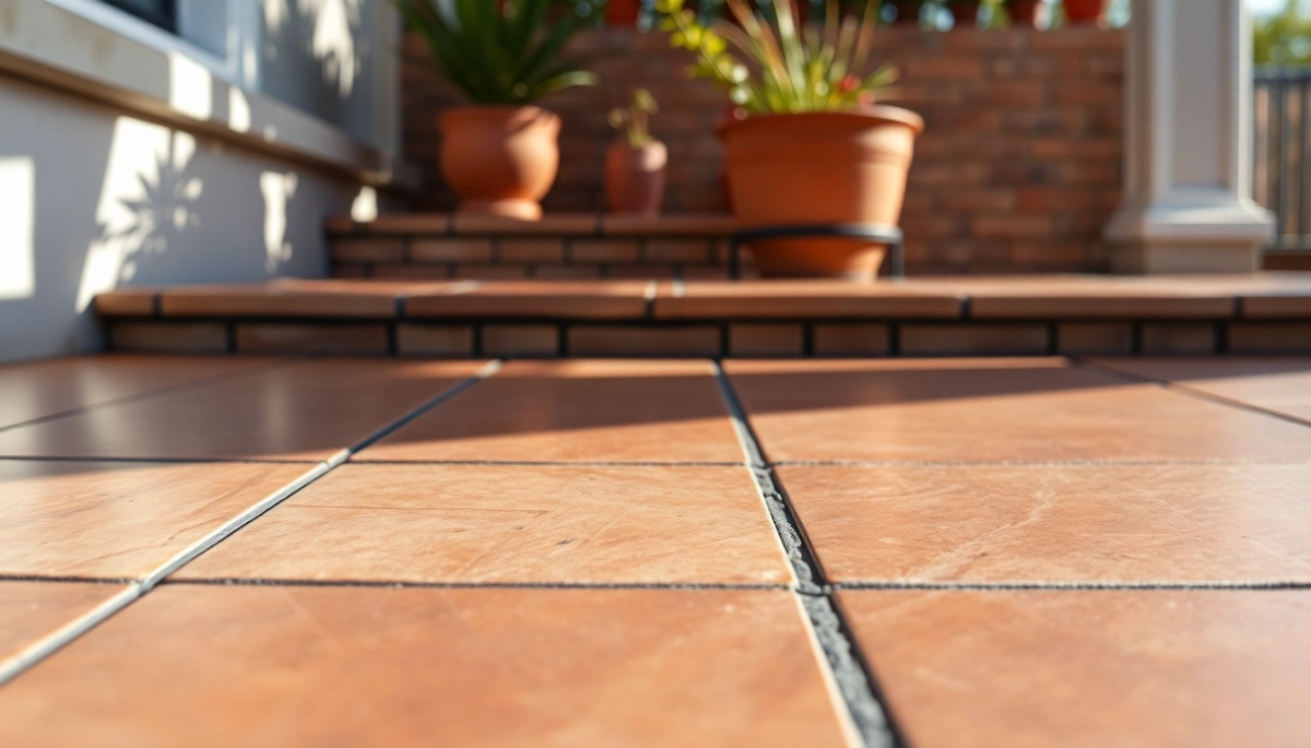 Jaka szeroka fuga na taras zewnętrzny