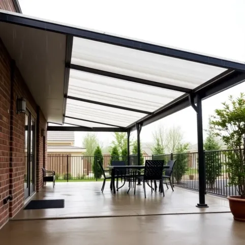 Jak osłonić taras przed deszczem