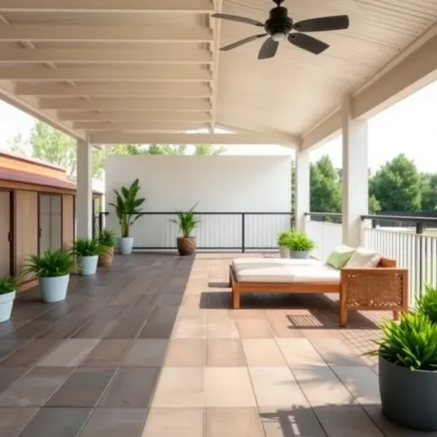 Jaka podłoga na zadaszony taras