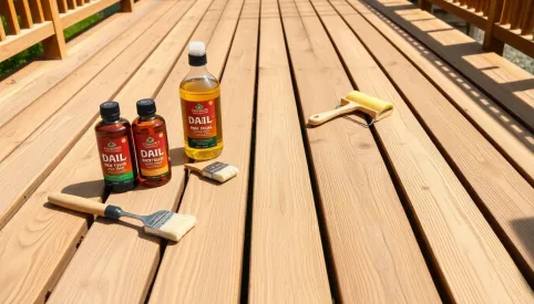 Jaki olej do tarasu z modrzewia