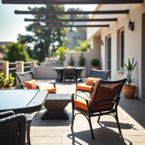 jakie meble na taras bez zadaszenia