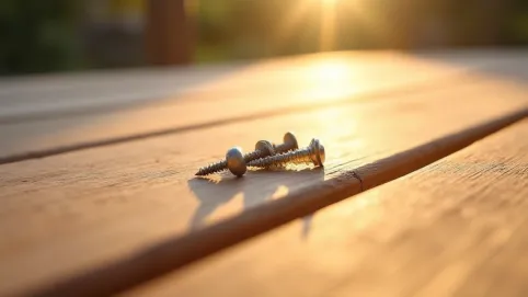 Jakie wkręty do tarasu z modrzewia